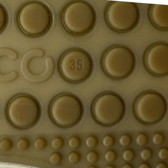 Ecco Navy Leather Lace-Up wide Shoes Womens Size 35/5 Danish Design Comfortable - Picture 13 of 13